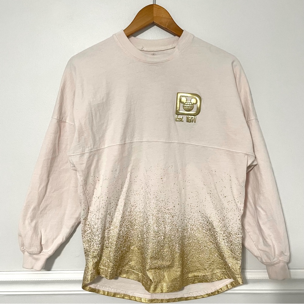 Walt Disney World • golden logo spirit jersey 2021 new years spirit jersey sz XS